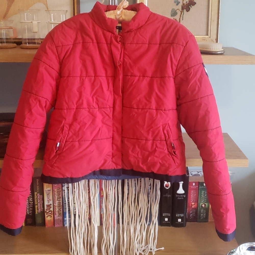 90's Tommy Hilfiger Cropped Puffer Jacket